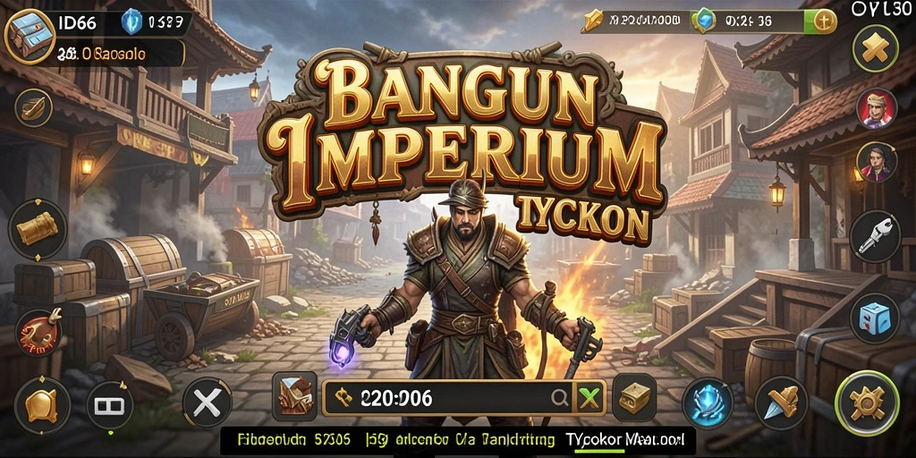 Tampilan gameplay menarik dari ID66 saat membangun usaha Tycoon.