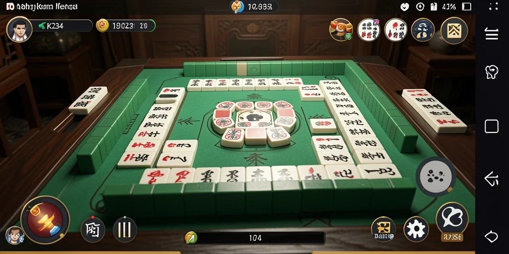 Tampilan gameplay K234 dengan desain Mahjong yang menarik dan menantang.