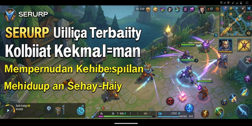 Tampilan antarmuka aplikasi SERURP yang intuitif dan fungsional.