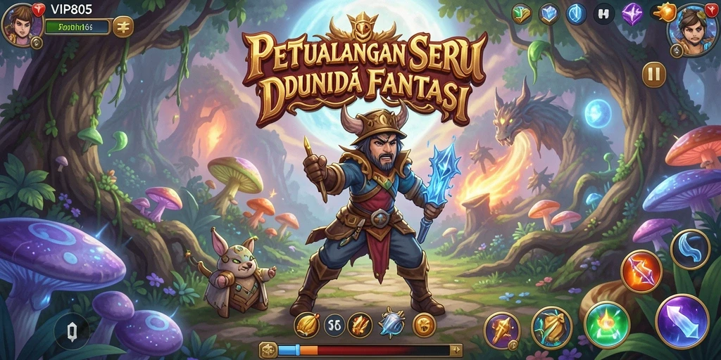 Tampilan menarik dari gameplay VIP805 yang menampilkan petualangan seru.